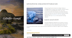 Desktop Screenshot of cellulite-kampf.de